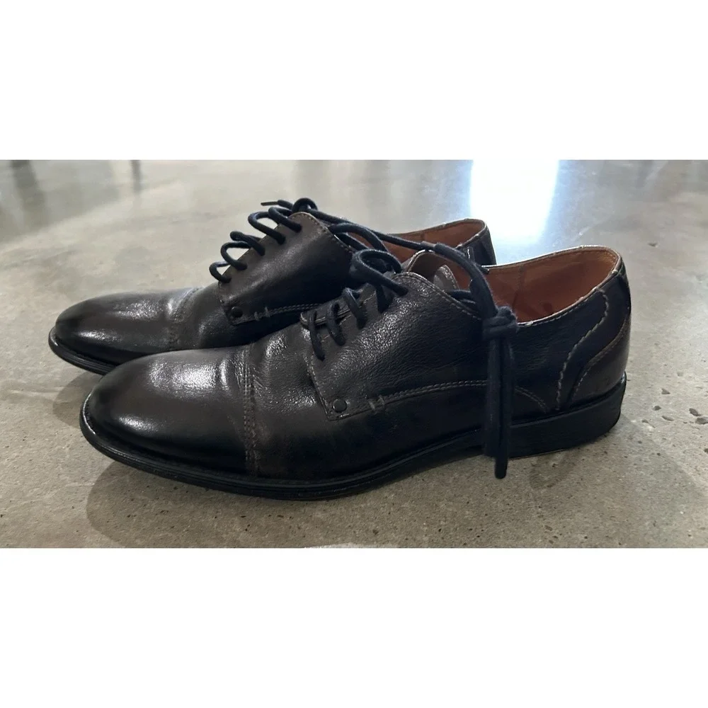 Bed Stu Genoa Derby Cap Toe Mens Leather‎ Lace Up Size 9.5